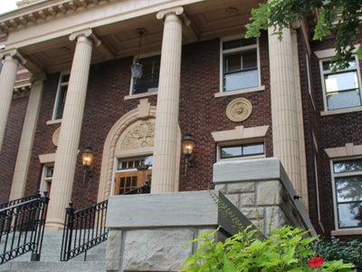 Exterior picture of the admin building in kansas city